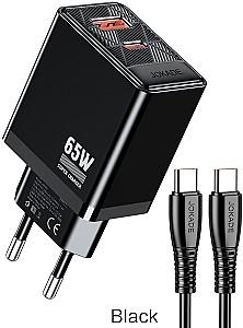 Incarcator telefon Jokade JB090 series 65W fully compatible charger set EU standard (Type-C to Type-C)