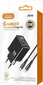 Incarcator telefon Jokade JB090 series 65W fully compatible charger set EU standard (Type-C to Type-C)