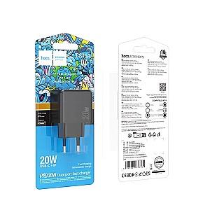 Incarcator telefon HOCO CS16A Wish PD20W (C+L) two-way charger (EU)