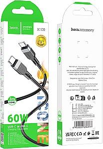 USB сablu HOCO X109 Energy 60W silicone charging data cable C to C(L=3M)