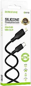USB сablu Borofone BX113 Lenny PD silicone charging data cable iP(L=3M)