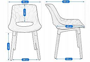 Scaun Jumi DAVIS (negru)