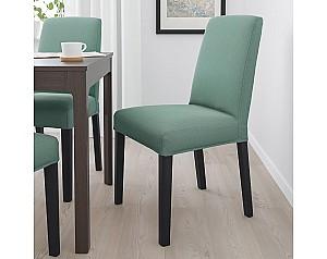 Scaun IKEA Bergmund black/Ljungen light green