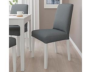 Scaun IKEA Bergmund white/Nykvarn gray