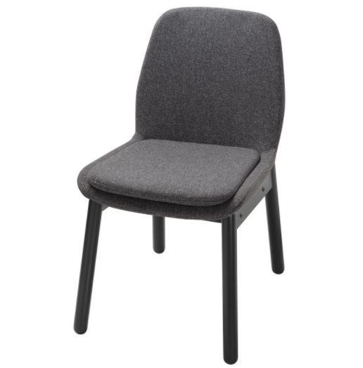 Scaun IKEA Vedbo Negru/Gri-inchis