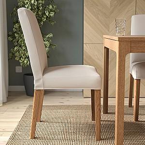 Scaun IKEA Bergmund oak tree/Hallarp beige