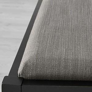 Scaun IKEA Ngatorp Black Nolhaga gray-beige