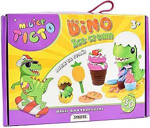 Set de jucarii Strateg Mister Aluat: Dino Ice Cream (57145)