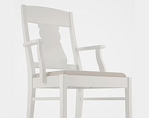 Scaun IKEA Ingatorp white/Nordvalla beige