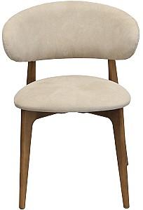 Scaun DP Roses Mustang Krem + Oak Legs