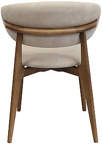 Scaun DP Roses Mustang Krem + Oak Legs