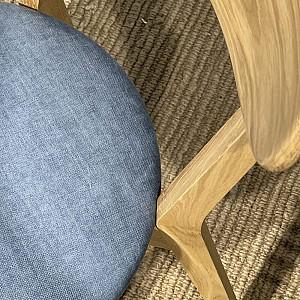 Scaun MobiCasa Isku Natural / Topaz 82 (Albastru)