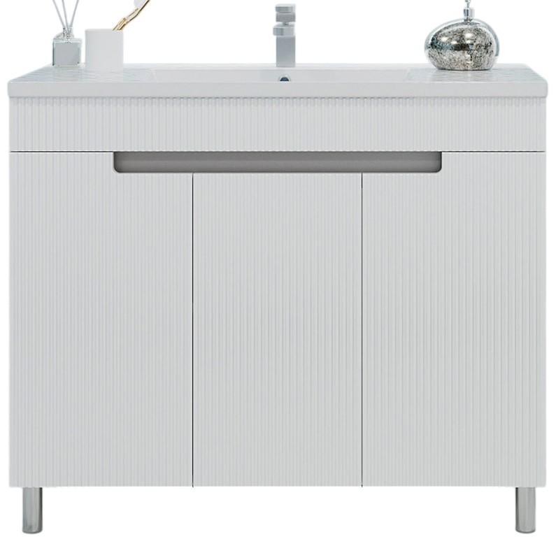 Dulap sub lavoar Bayro Positano Duo Argo 1000 Alb