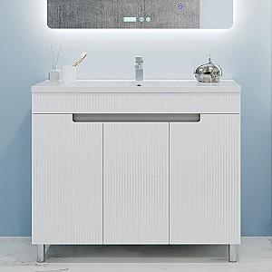 Dulap sub lavoar Bayro Positano Duo Argo 1000 Alb