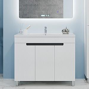 Dulap sub lavoar Bayro Positano Duo Argo 1000 Alb