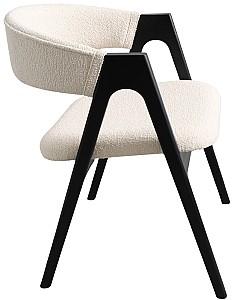 Scaun DP Rustic White+Black Legs