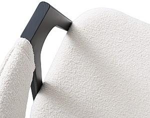 Scaun DP Rustic White+Black Legs