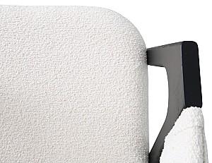 Scaun DP Rustic White+Black Legs