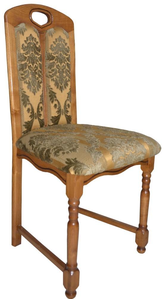 Scaun Viitorul Valentina 2 Stejar Deschis / Duet Verde Flori