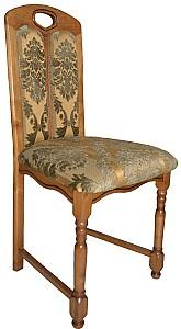 Scaun Viitorul Valentina 2 Stejar Deschis / Duet Verde Flori