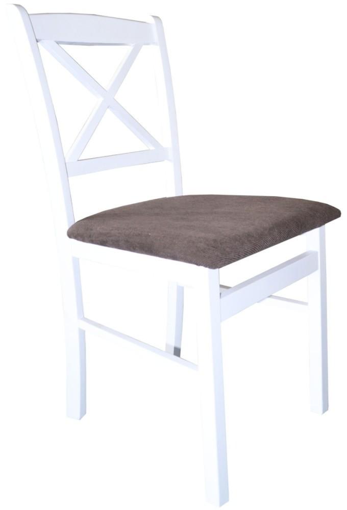 Scaun Viitorul ST1 Alb / HO2 Maro Inchis