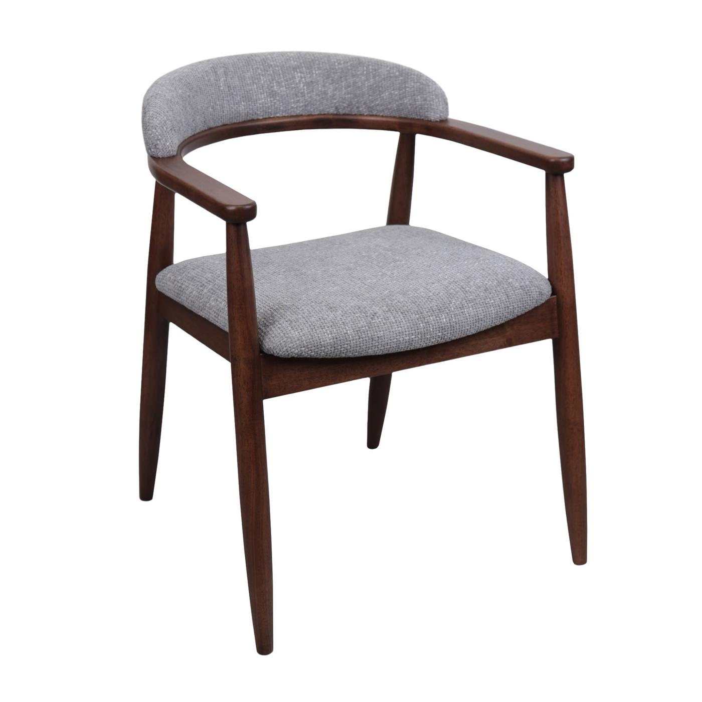 Scaun DP Midas Light Grey (SD207-6) +  Walnut 5544