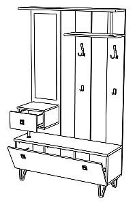 Antreu ML Mobila Mira Nr.10 Alb