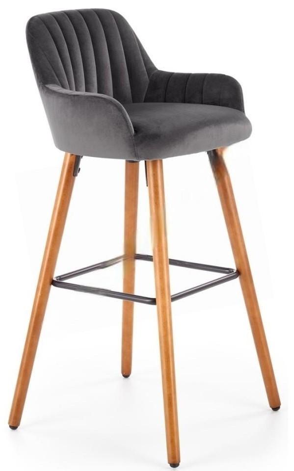 Scaun Halmar H93 Gri inchis/Nuca (Cafeniu)
