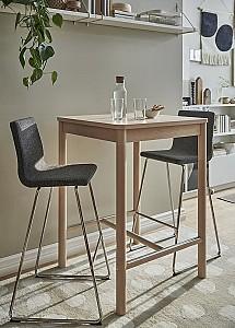 Scaun IKEA Lillanas/Gunnared Cromat/Gri Inchis