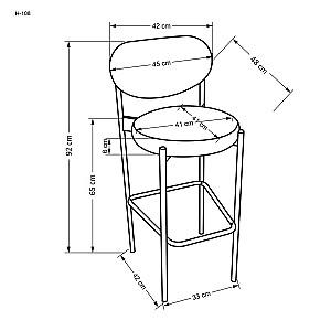 Scaun Halmar H108 Gri