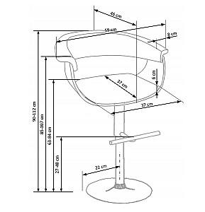 Scaun Halmar H-45 Stejar Deschis / Negru