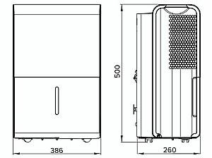 Dezumidificator de aer Ariston DEOS 30/3381357