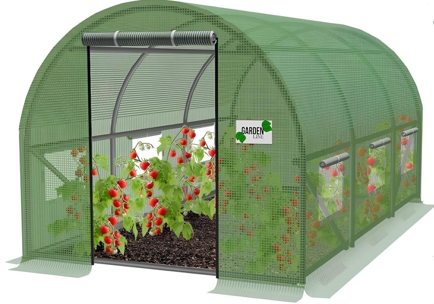 Seră de tip tunel GardenLine TUN5583 4x2.5x2m