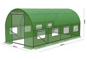 Seră de tip tunel GardenLine TUN5613 6x3x2m