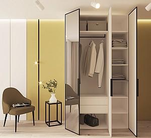 Dulap Bayro Modena 135x240x53 cm Alb