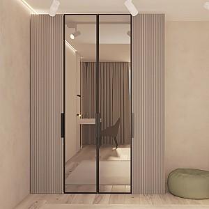 Dulap Bayro Modena 180x240x53 cm Piatra Gri