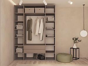 Dulap Bayro Modena 180x240x53 cm Piatra Gri