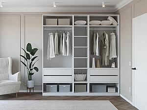 Dulap Bayro Modena 225x240x53 cm Alb