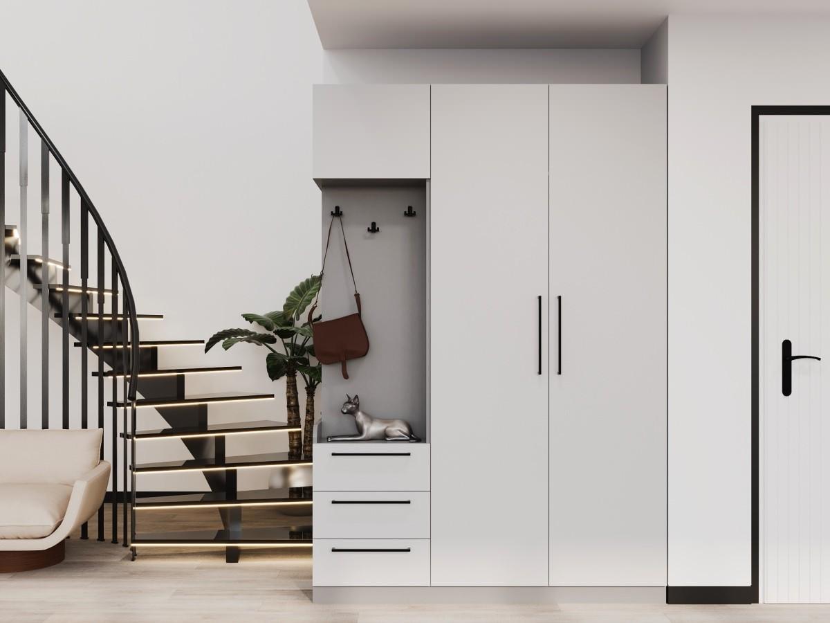 Antreu Bayro Serenity 150x220x51.8 Colt Stâng / 3 Sertare / Gri Asfalt