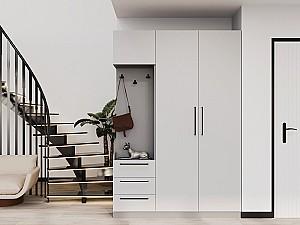 Antreu Bayro Serenity 150x220x51.8 Colt Stâng / 3 Sertare / Gri Asfalt