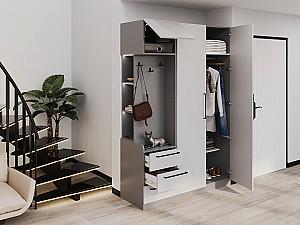 Antreu Bayro Serenity 150x220x51.8 Colt Stâng / 3 Sertare / Gri Asfalt