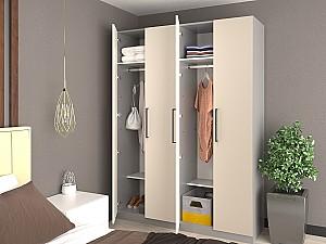 Dulap Bayro Serenity Crem deschis (4 usi)