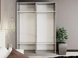 Dulap Bayro Serenity Trend Gri (4 usi)