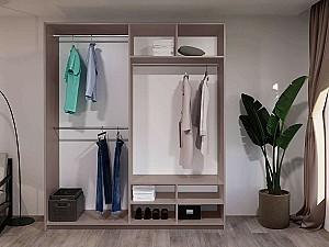 Dulap-cupe Bayro Napoli 200x230x58 cm Top Line Piatra Gri (604800)