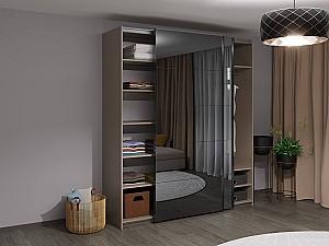 Dulap-cupe Bayro Napoli 200x230x58 cm Top Line Piatra Gri (604801)