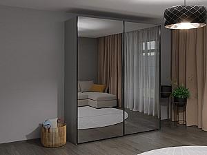 Dulap-cupe Bayro Napoli 230x230x58 cm Top Line Piatra Gri (604806)