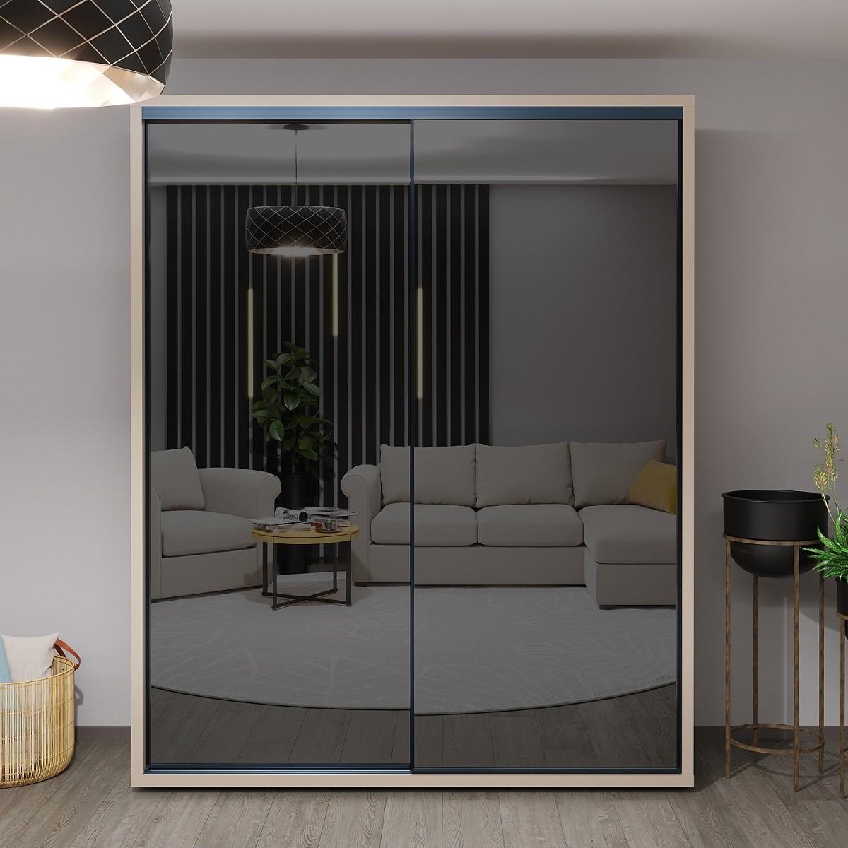 Dulap-cupe Bayro Parma Graphite Gri Piatra 1800