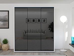 Dulap-cupe Bayro Parma Graphite Alb