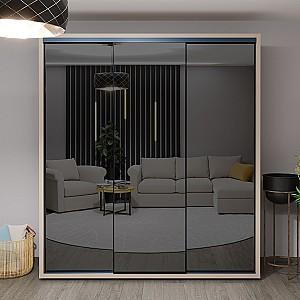 Dulap-cupe Bayro Parma Graphite Gri Piatra