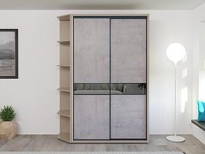 Dulap-cupe Bayro Murano 140x230x60 Piatra Gri